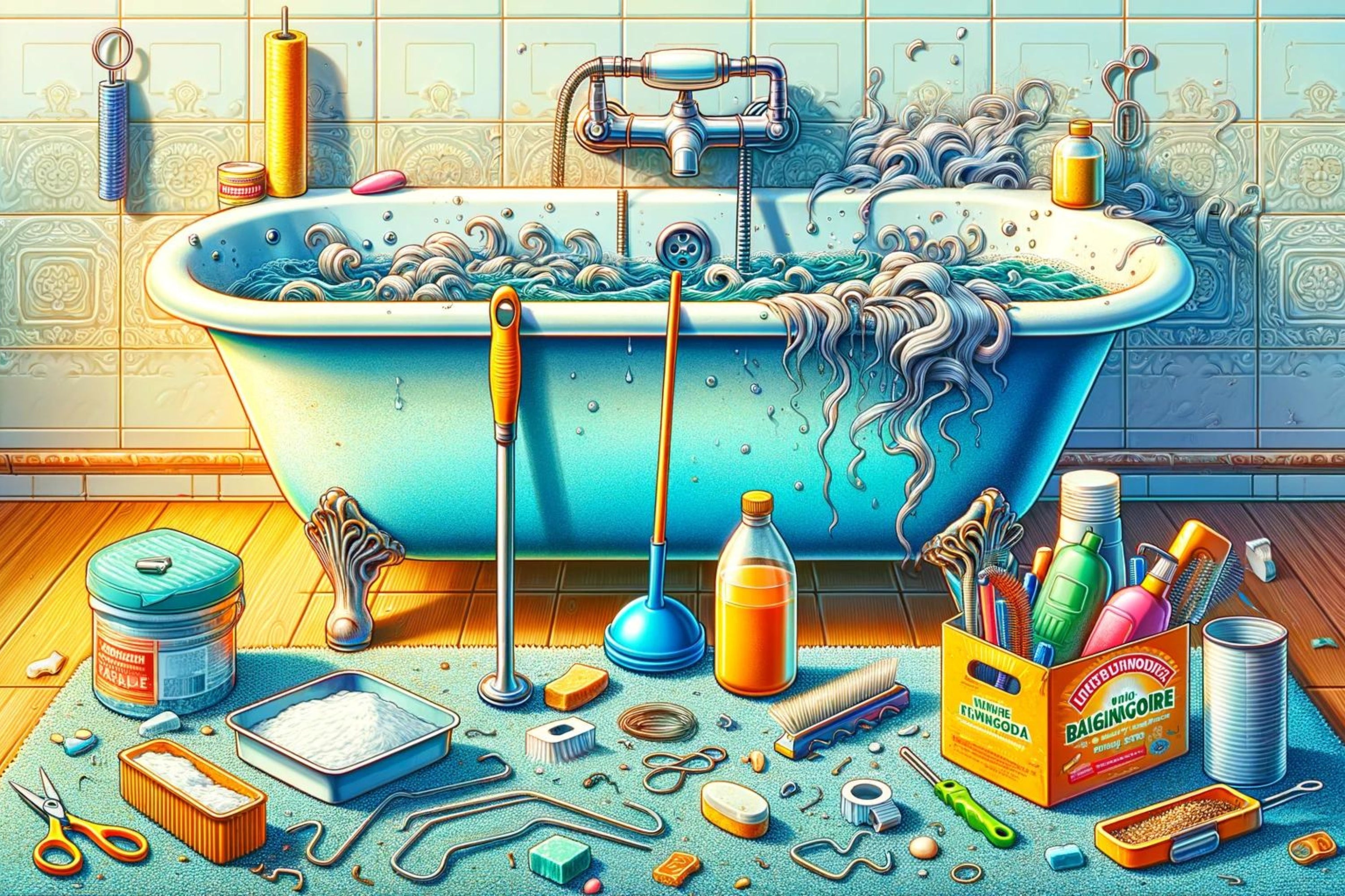 Comment déboucher une baignoire