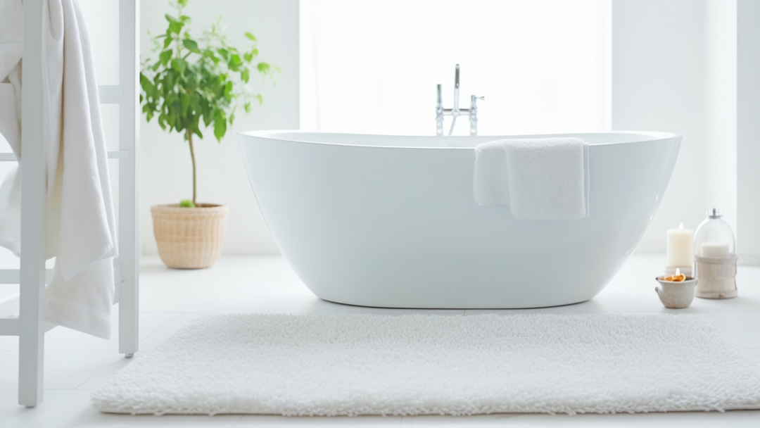 Tapis de Bain Blanc