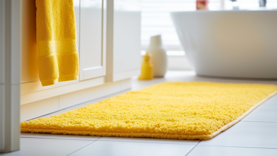 Tapis de Bain Jaune