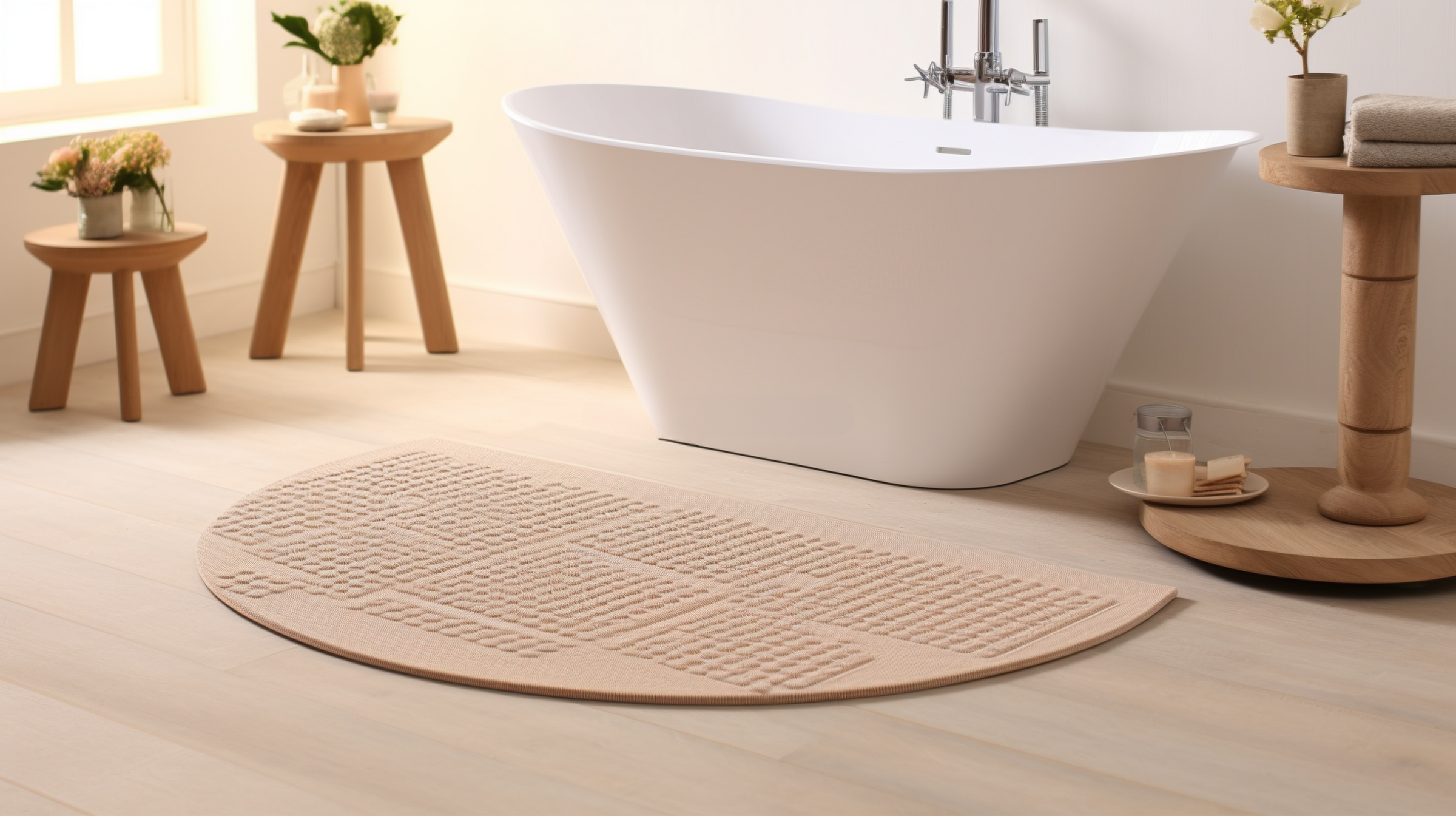 Tapis de Bain Demi Lune
