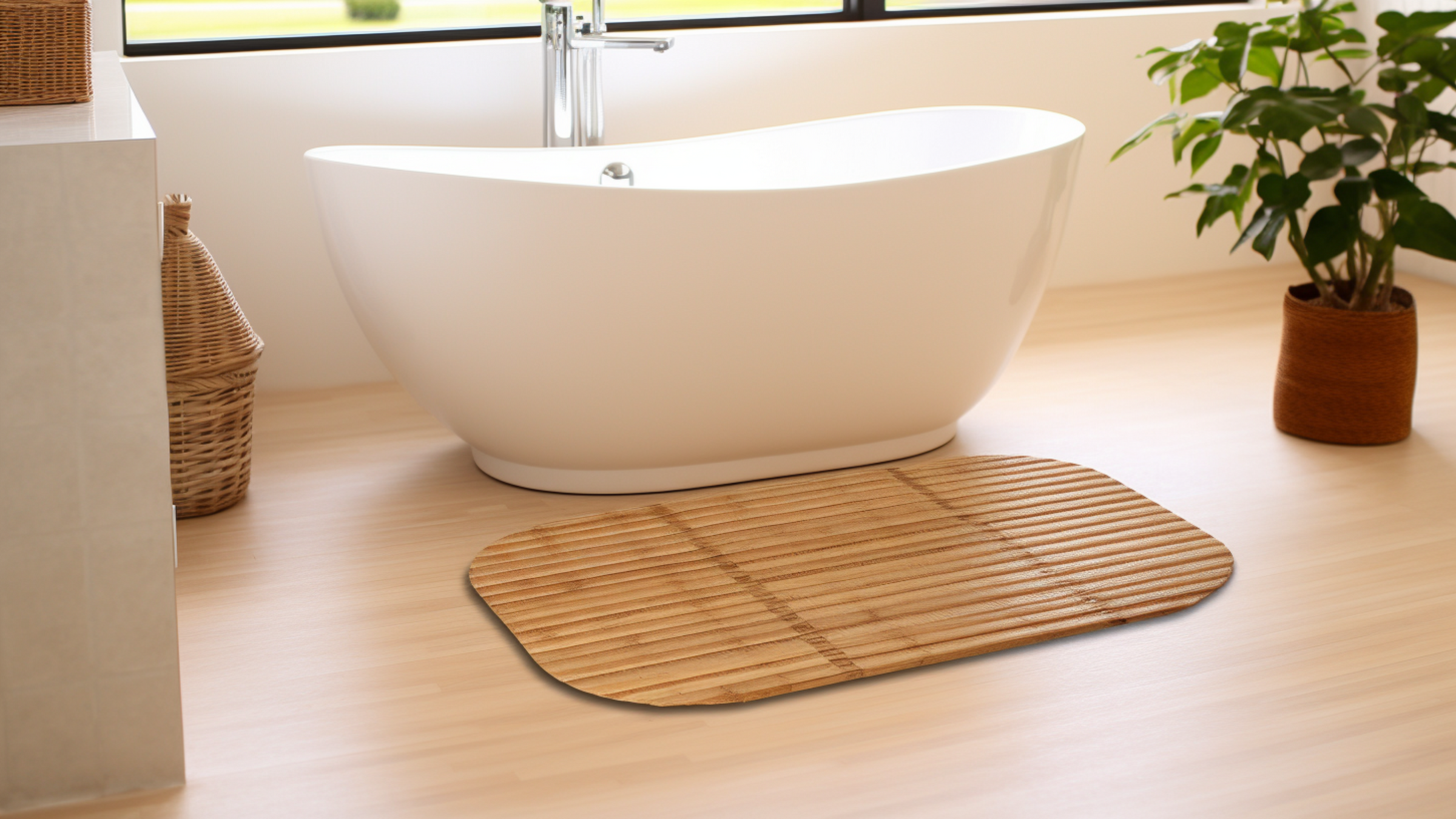 Tapis de Bain Bambou
