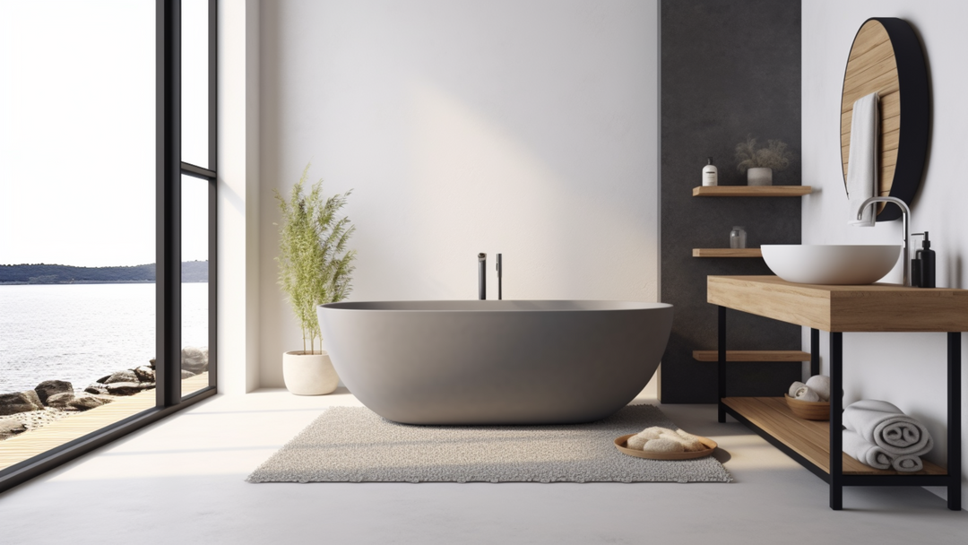 Tapis de Bain Gris