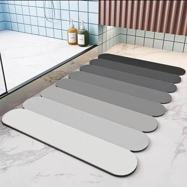 Tapis Absorbant Diatomite Pour Lavabo Et Salle De Bain - Lot De 2, Antidérapant Et Séchage Rapide