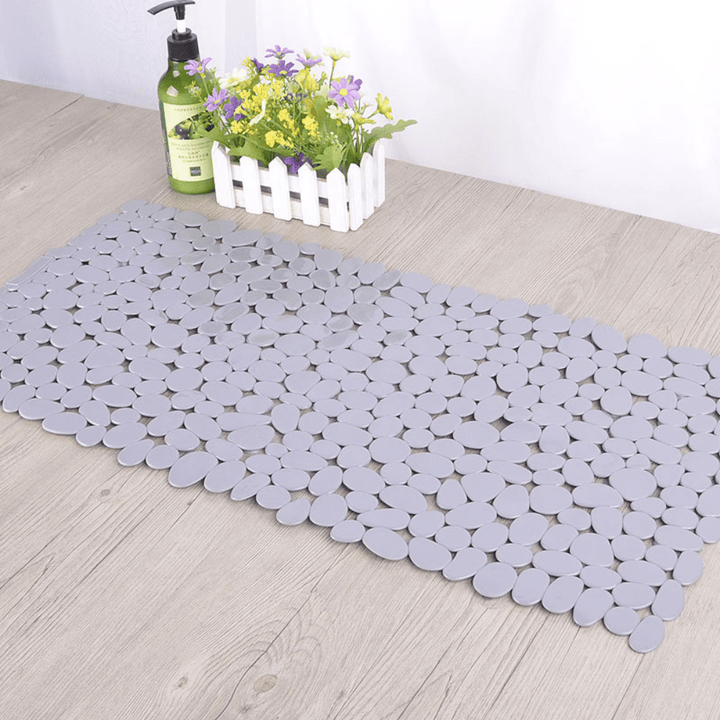 Tapis de Bain Antidérapant en Plastique - Galets