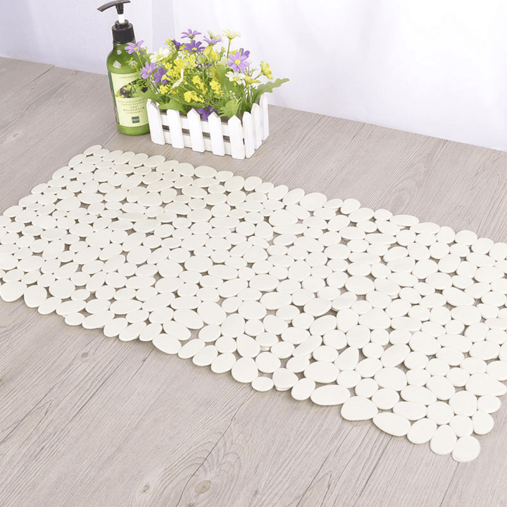 Tapis de Bain Antidérapant en Plastique - Galets