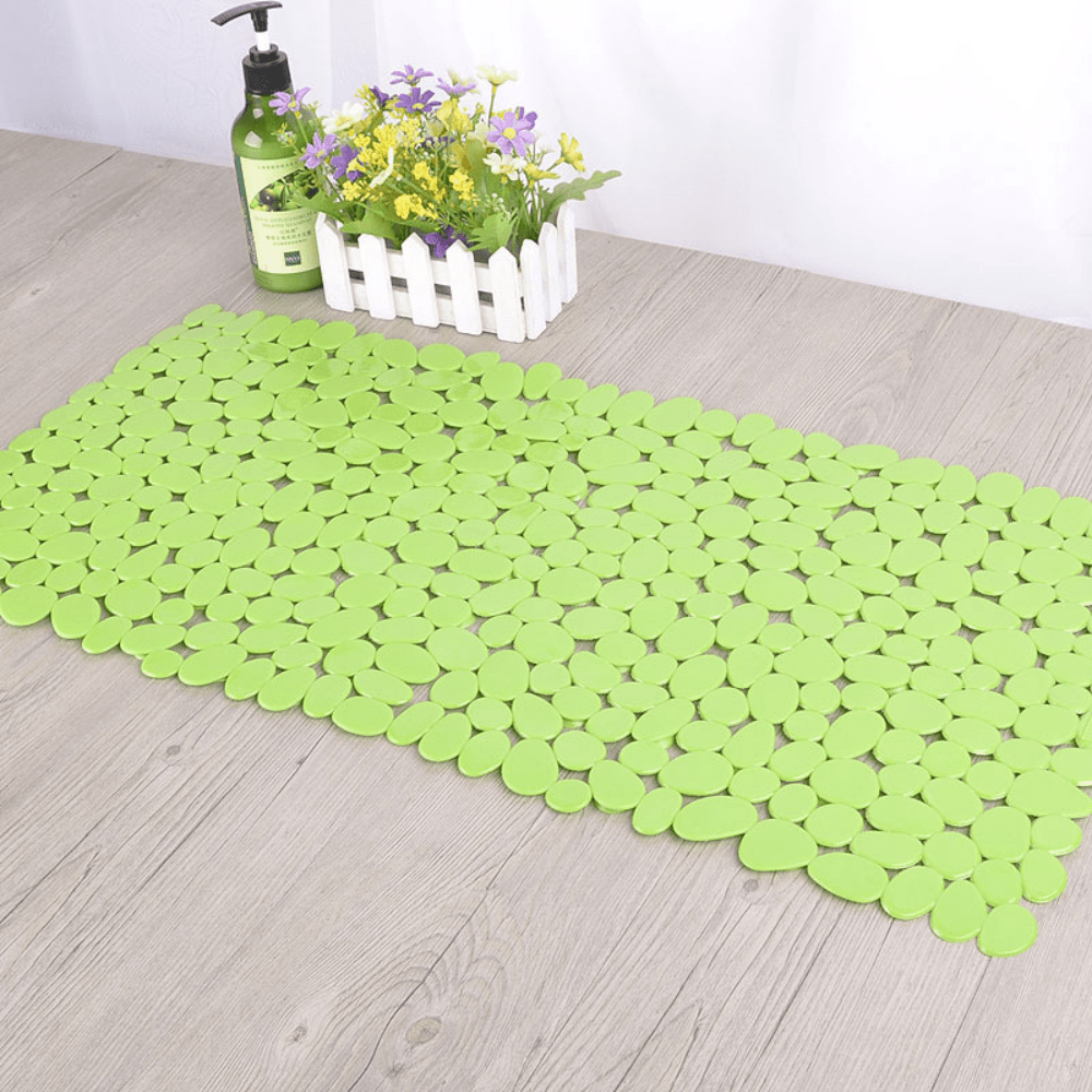 Tapis de Bain Antidérapant en Plastique - Galets
