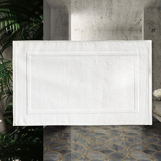 Tapis De Bain Coton Blanc blanc / 40x60cm