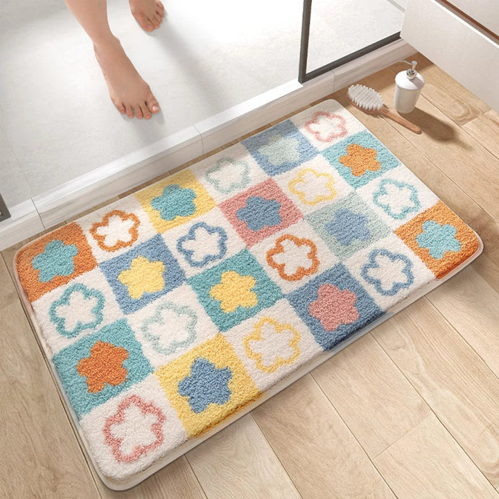 Tapis de Bain Fleuri