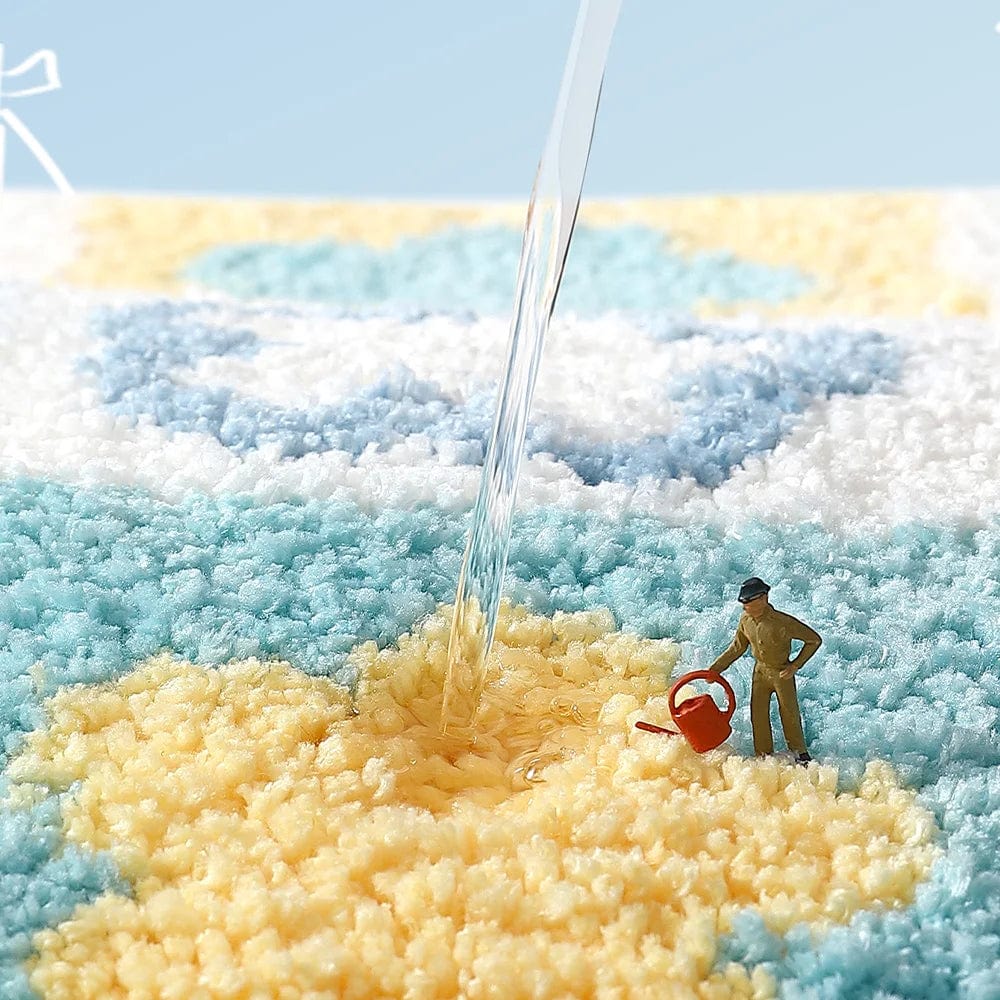 Tapis de Bain Fleuri