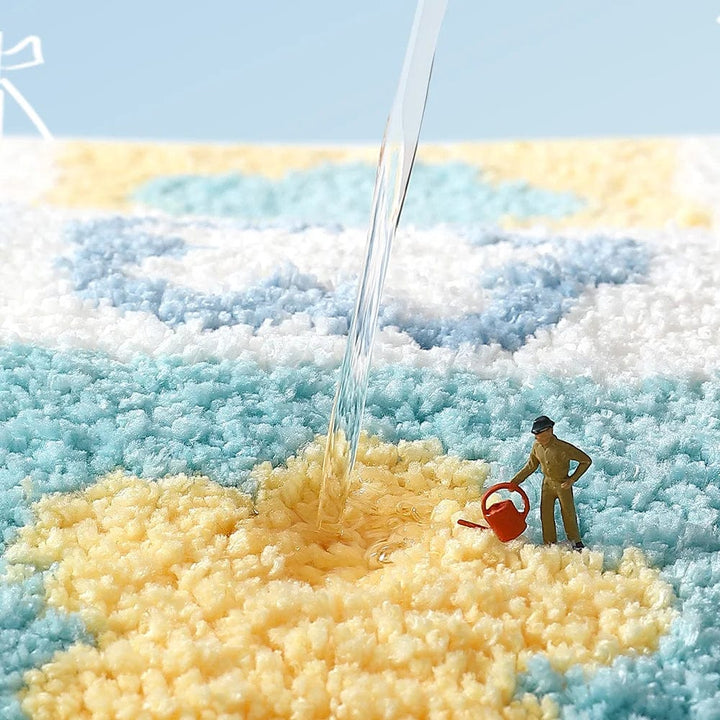 Tapis de Bain Fleuri