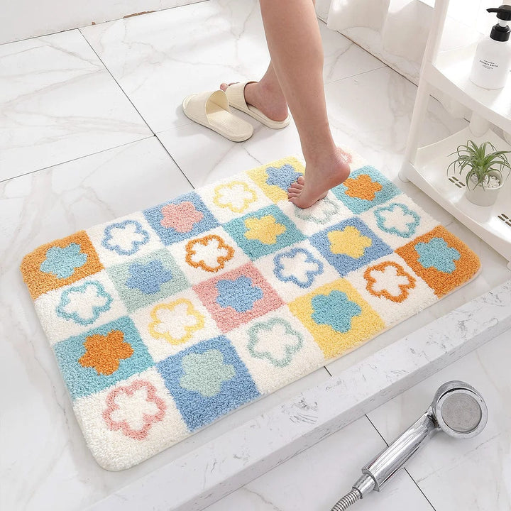Tapis de Bain Fleuri